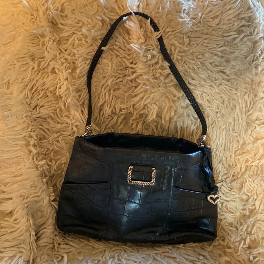 SALE—Brighton Black Leather Bag